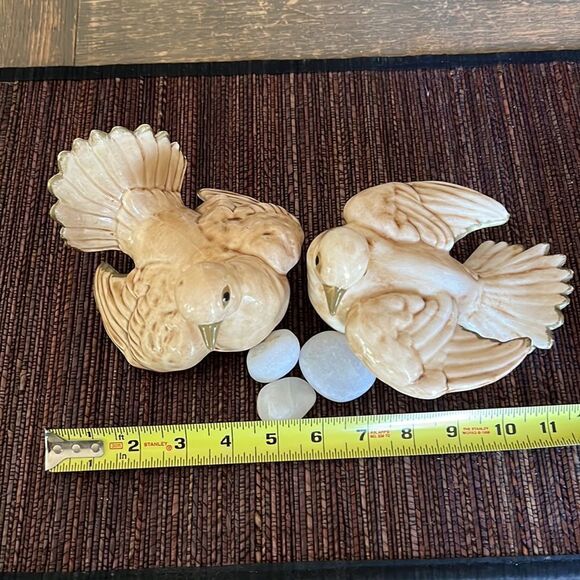 Ceramic Vintage turtle doves made in Japan - Picture 7 of 7